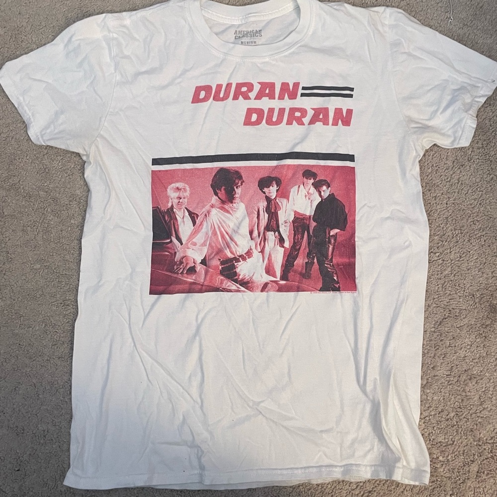 Duran Duran White Graphic T-Shirt